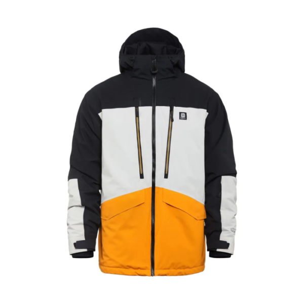 HALEN II SHELL JACKET (black/radiant yellow)